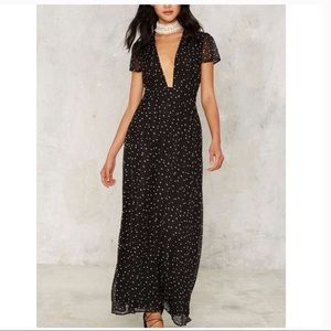 Nasty Gal Evening Star Plunge Dress